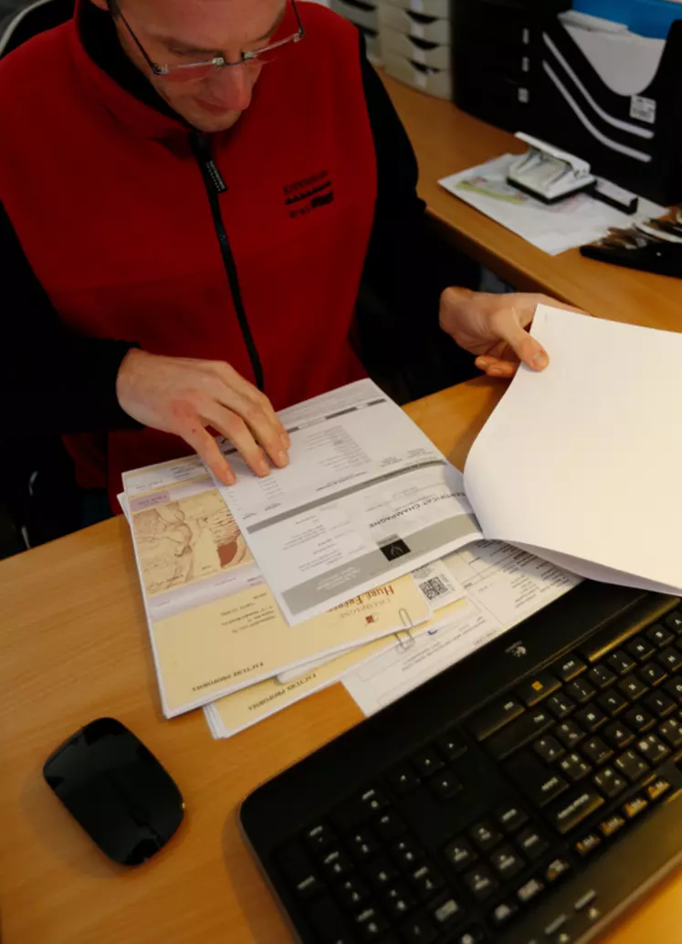 travail de bureau en agriculture