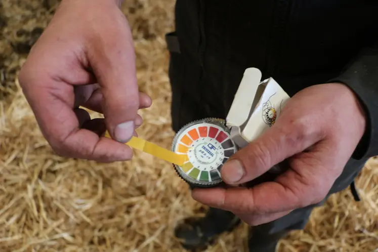 <em class="placeholder">Le suivi du Baca se fait par mesure du pH urinaire, avec un objectif entre 7,5 et 6.</em>