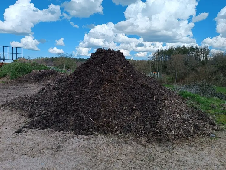 <em class="placeholder">tas de déchets verts compostés</em>