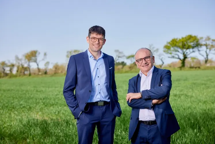 <em class="placeholder">Jean-Michel Gac, président, et Christian Griner, directeur d'Even. </em>