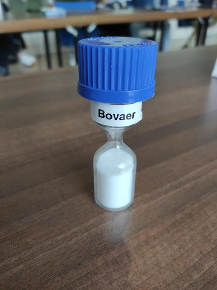 <em class="placeholder">Échantillon de l'additif alimentaire Bovaer</em>