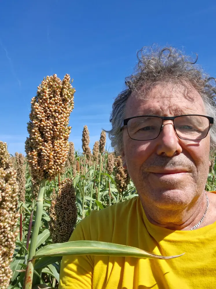 Jean-Pierre Manteaux, conseiller à la chambre d'agriculture de la Drôme