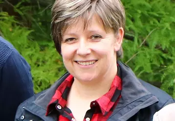Nathalie Delagnes, éleveuse dans l’Aveyron, a été élue présidente de Biolait.