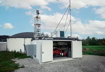Agrikomp : autoconsommation de l’électricité et de la chaleur de sa production de biogaz