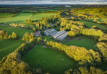 Pour les deux sites, Guipavas (en photo) et Plabennec, la densité de haie atteint 45 m/ha.