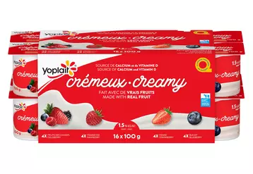 pack de yaourt Yoplait vendu au Canada