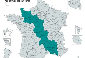 Cartographie de la zone vaccinale MHE en date du 13 décembre 2024