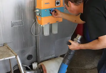 collecte de lait à la ferme