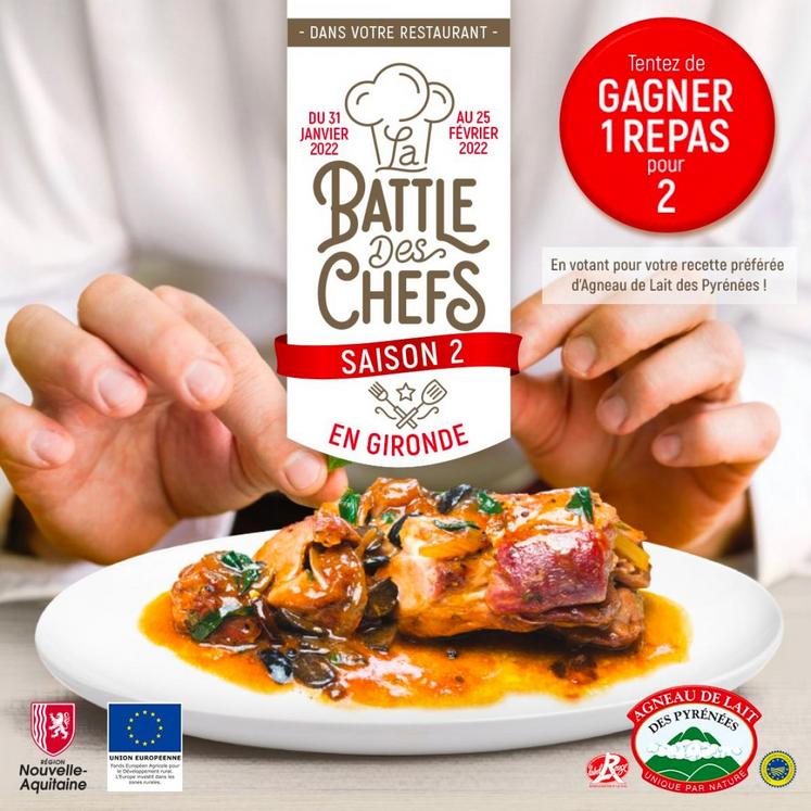 file-Du 31 janvier au 25 février, les internautes sont invités à voter pour recette préférée d’agneau de lait.