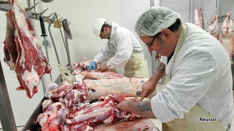 file-Le secteur de la viande est le seul à avoir vu la population d’entreprises baisser entre janvier 2019 et janvier 2020 : - 1,2%, alors que la moyenne nationale du secteur agroalimentaire dans sa totalité affichait + 2,2%.