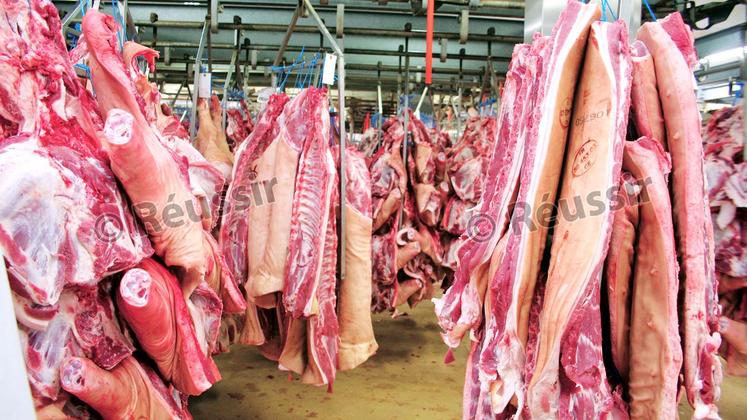 file-Habituellement constitués d’abats, les achats chinois portent de plus en plus sur des pièces de viande.
