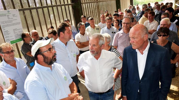 file-Alain Rousset a été accueilli au GAEC la Lougnolle, exploitation de polyculture-élevage de Deux-Sèvres.