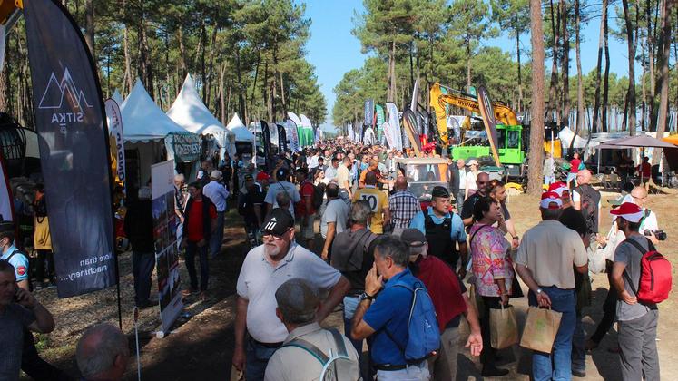 file-Près de 25.000 visiteurs ont fait le déplacement sur le site de l’aérodrome de Mimizan la semaine dernière, soit une fréquentation presque similaire à la précédente édition.