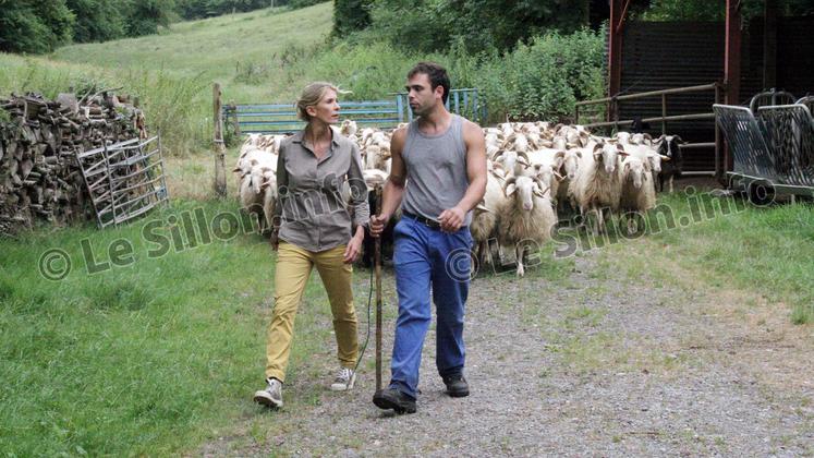 file-Cédric et son frère Christophe ont fait l’objet d’un reportage sur le pastoralisme qui sera diffusé sur France 5 à la rentrée, dans le cadre de l’émission animée par Hélène Gâteau.