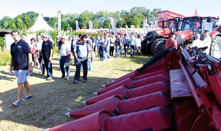 file-Les organisateurs de Mécamaïs espèrent en attirer plus de 7.000 visiteurs les 26 et 27 septembre au Vignau (Landes).