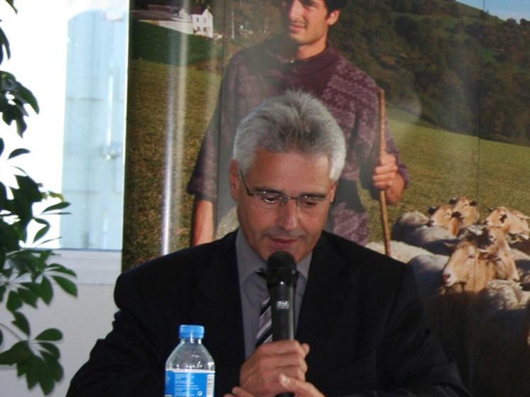 file-Jean-Claude Mirassou, président du syndicat de défense du fromage AOC Ossau-Iraty Â© Le Sillon