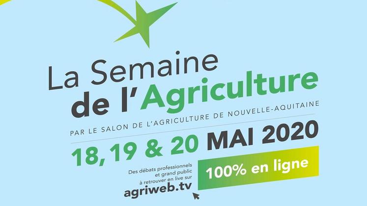 file-La Semaine de l’agriculture Nouvelle-Aquitaine se tiendra du 18 au 20 mai. Chaque jour, deux débats se tiendront à destination du grand public : en fin de matinée de 11h45 à 12h45, et le soir de 17h30 à 18h30.