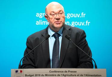 file-Stéphane Travert a présenté le budget 2018, en hausse de 1,6 % par rapport à 2017, à 5,23 milliards d’euros.