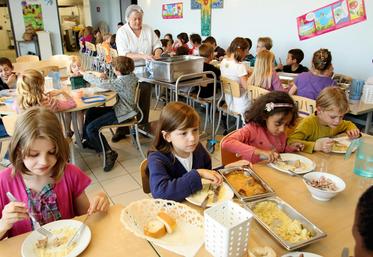 file-Jusqu’au 10 avril prochain, les cantines des écoles lyonnaises fourniront des repas sans viande aux enfants. Steak et poulet seront remplacés par du poisson, des œufs et des protéines végétales.