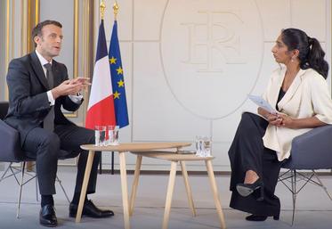 file-Emmanuel Macron a répondu aux questions préalablement posées par des agriculteurs. © Actuagri