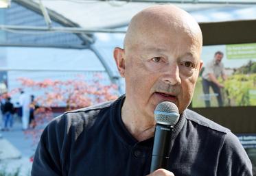 file-René Laporte a animé la conférence autour de la viande et organisée par l’association UniAgro lors du dernier salon de l’agriculture de Nouvelle-Aquitaine.