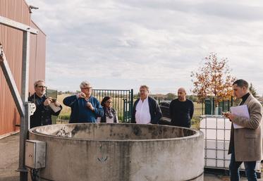 Laffite foie gras, site de pré-traitement des effluents à Montaut 