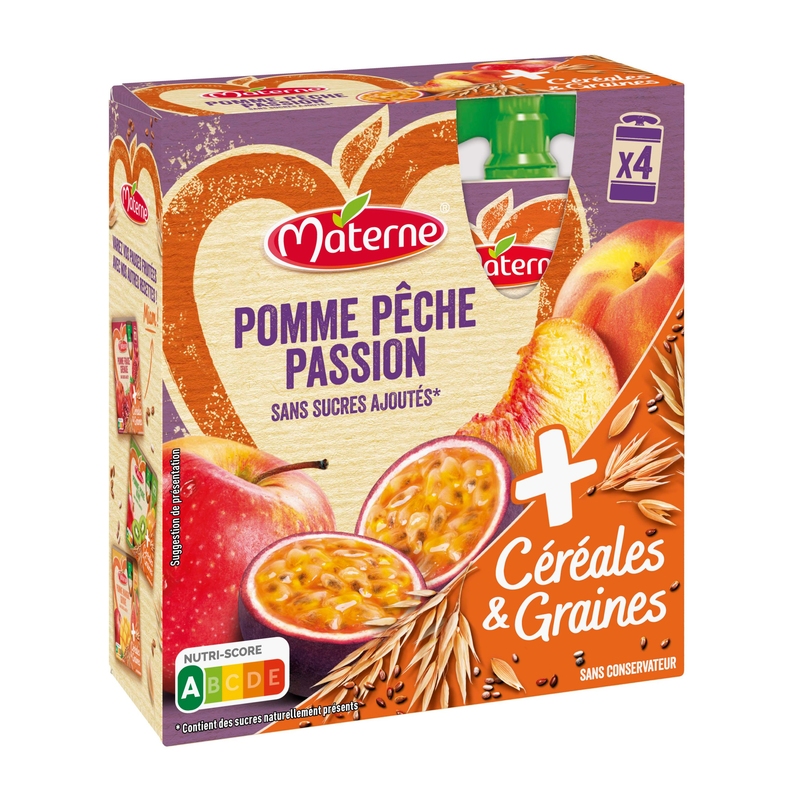 Un snack sain en gourde pour les adultes avec Materne et Pom'Potes - MOM  Group