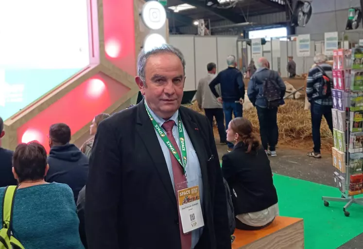 Jean-François Guihard, président d'Interbev, au SPACE