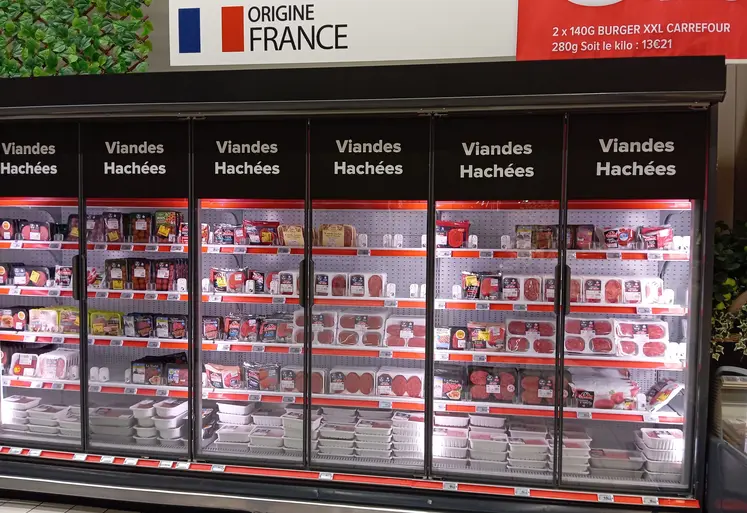 rayon viande hachée