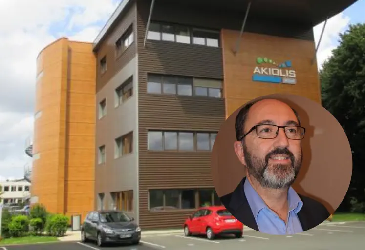 Gilles Cogny, DG d’Akiolis montage photo