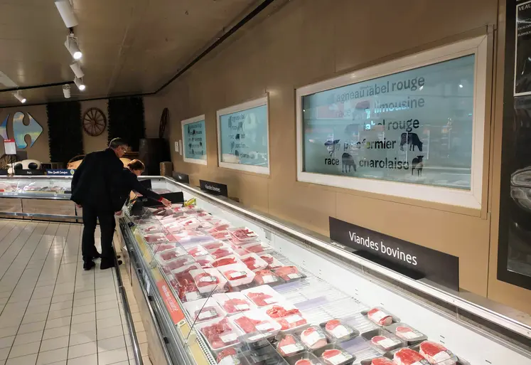 rayon boucherie en gms