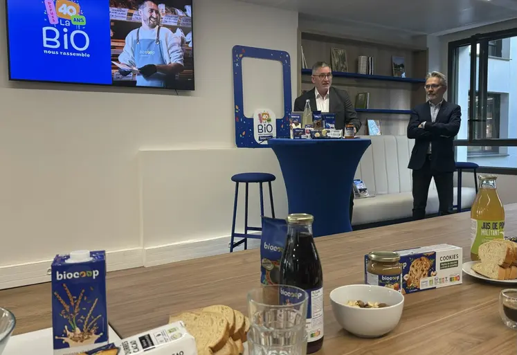 Conférence de Biocoop au sein des bureaux de Paris