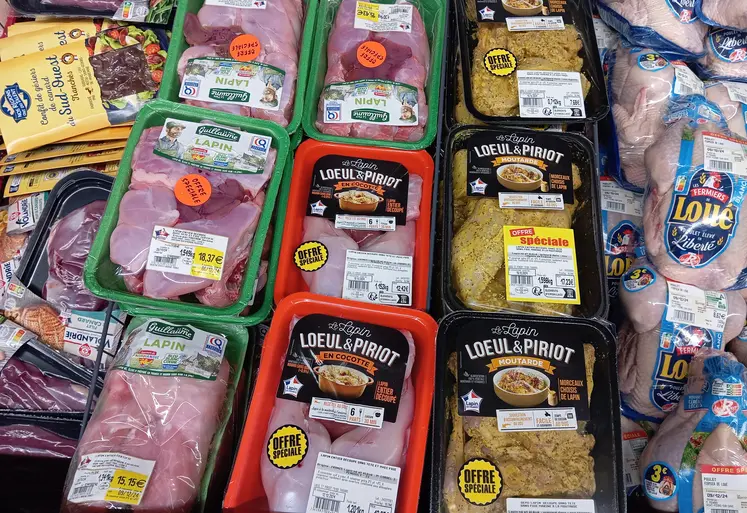  Produits de lapin vendus en grande distribution