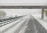 autoroute sous la neige