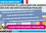 Infographie sur la santé économique des entreprises de l'agroalimentaire