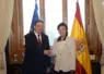 Le ministre de l’Agriculture, de la Pêche et de l’Alimentation, Luis Planas, et le vice-ministre des Douanes de Chine, Weihong Lyu,