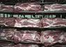 viande de porc dans un abattoir russe. agroalimentaire.