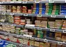 rayon beurre en supermarché