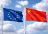 Drapeaux européen et chinois