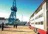 camion bétailler au port