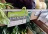 légume bio en magasin