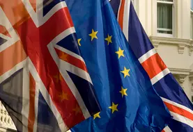 drapeaux européens et du royaume-uni 