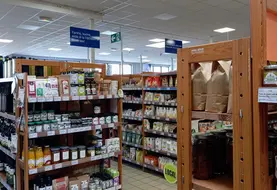 rayons bio en magasin