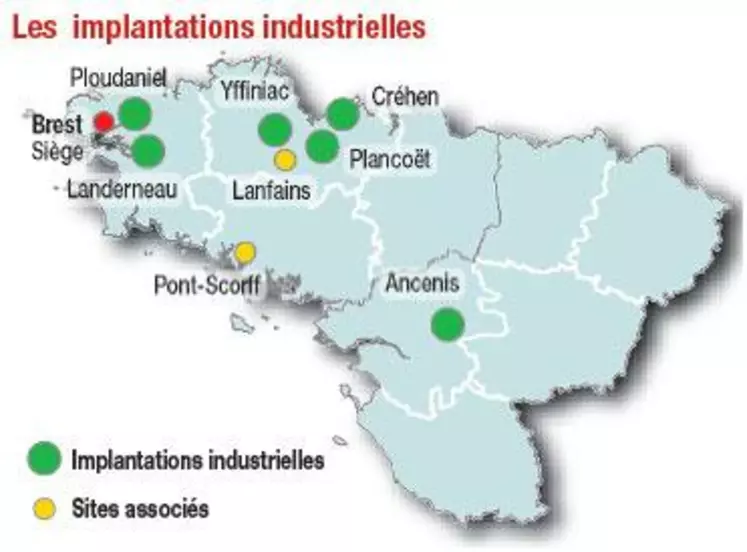 Les implantations industrielles