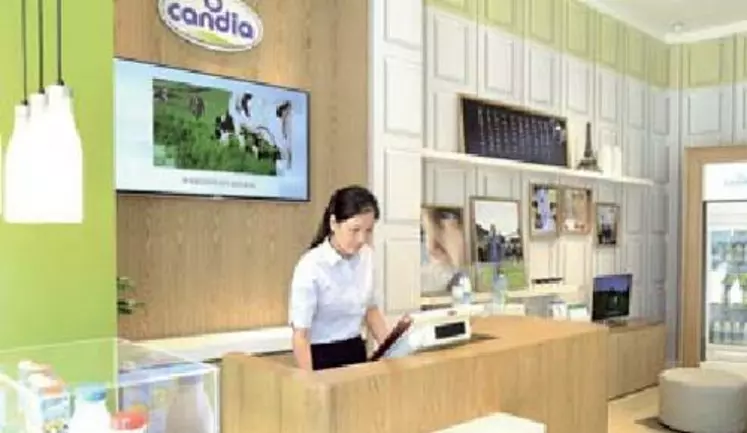 Candia se développe en Chine.
Une boutique vient d'ouvrir à
Wenzhou au sud de Shangaï.
D'autres ouvertures devraient
suivre.