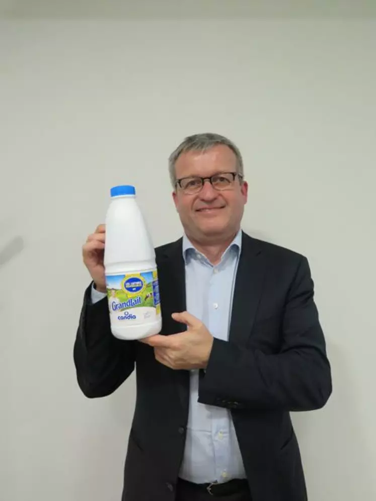 Yves legros, directeur de Candia : "l'originalité de la démarche « Les laitiers responsables »  est l'ambition qu'a Sodiaal d'entraîner tous les producteurs dans cette aventure de reconquête de la valeur liée à l'amont."