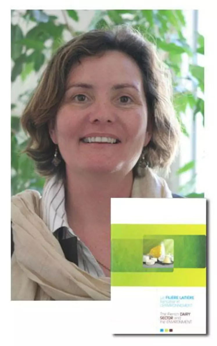 Marie-Thérèse Bonneau, FNPL. "Avec ce livre blanc, la filière laitière française a souhaité formaliser les efforts déployés pour préserver l'nvironnement.
