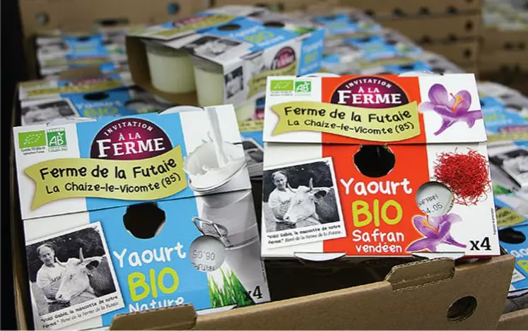 Tous les produits portent la marque
« Invitation à la Ferme » et le nom de
la ferme. Le réseau dispose aussi d’une
marque « Les P’tits Fermiers » pour
les produits des fermes en conversion.