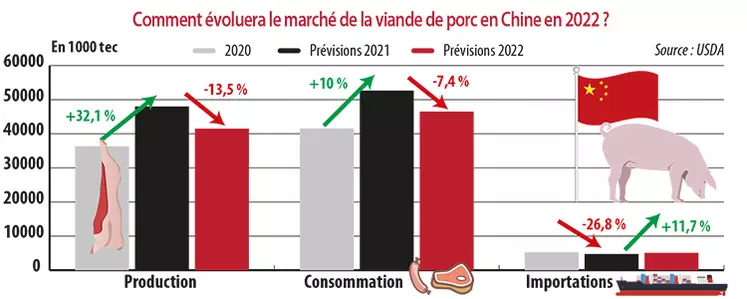 Comment évoluera le marché de la viande de porc en Chine en 2022