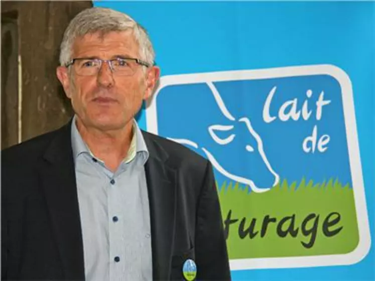 Marcel Denieul, président de l’association « Lait
de pâturage ».